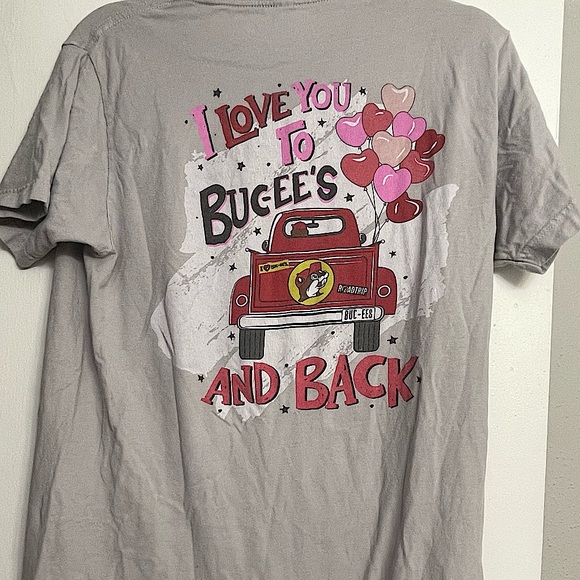 EUC Valentines Day Buccee’s tee - Picture 2 of 3